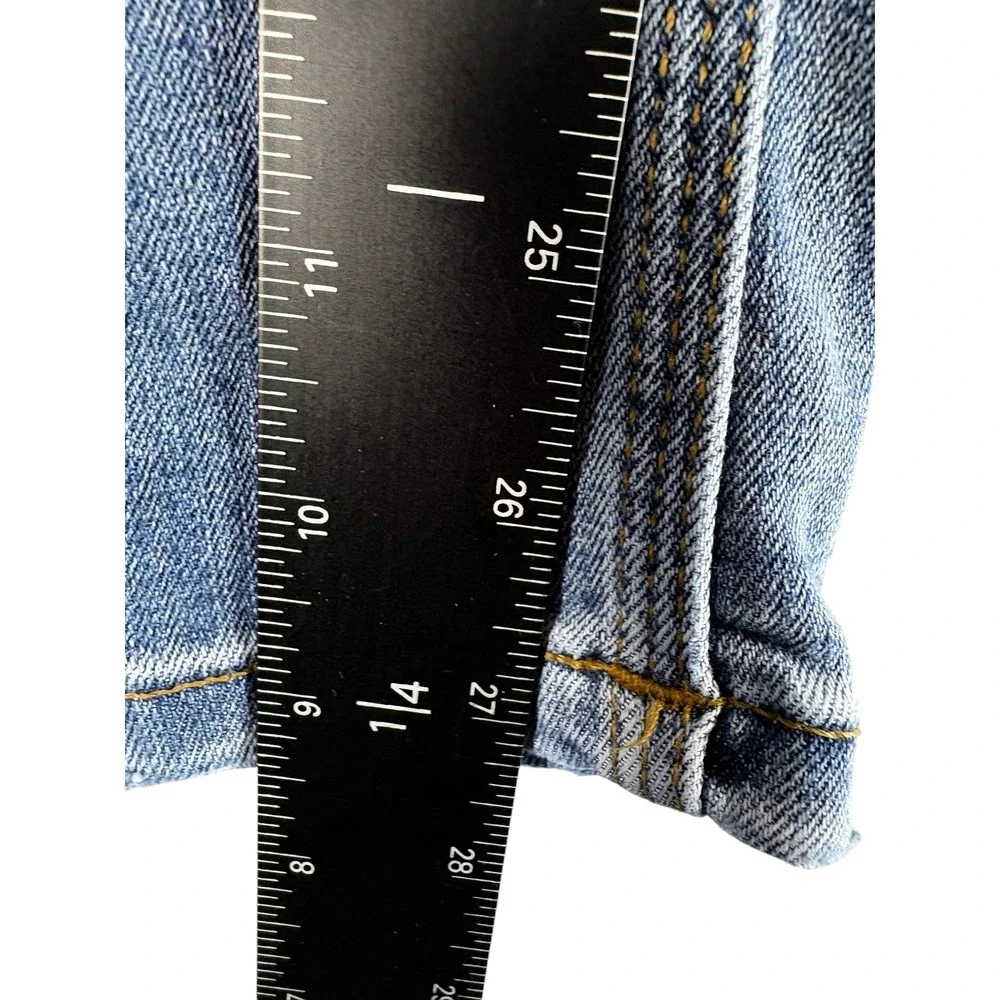 DU/ER Performance Jeans Mens 31x28 Blue Denim Washed Rugged Relaxed Straight Leg